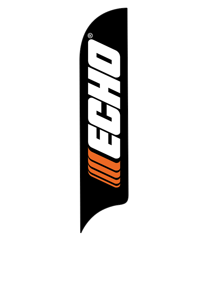 15ft Echo Logo Feather Flag