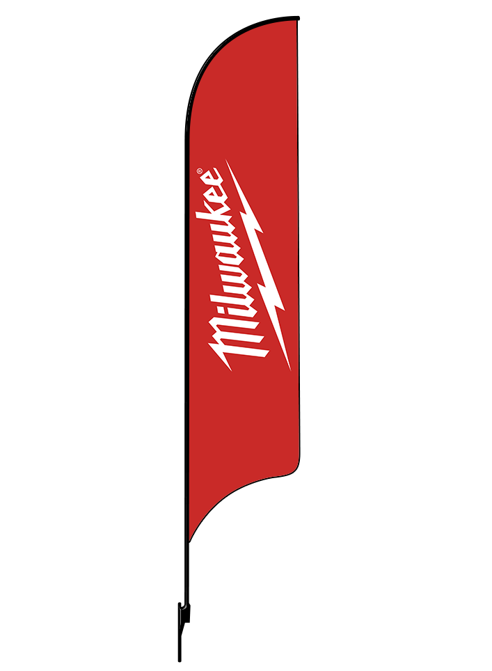 15ft Milwaukee Logo Feather Flag