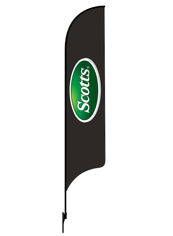 15ft Scotts Logo Feather Flag