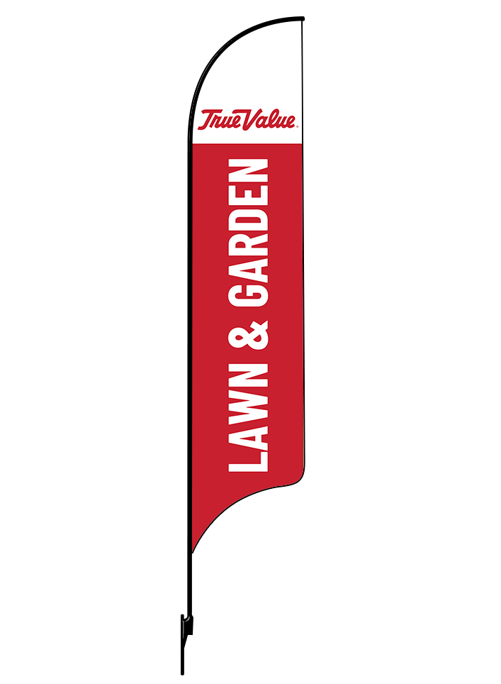 15ft True Value Logo Lawn & Garden Feather Flag