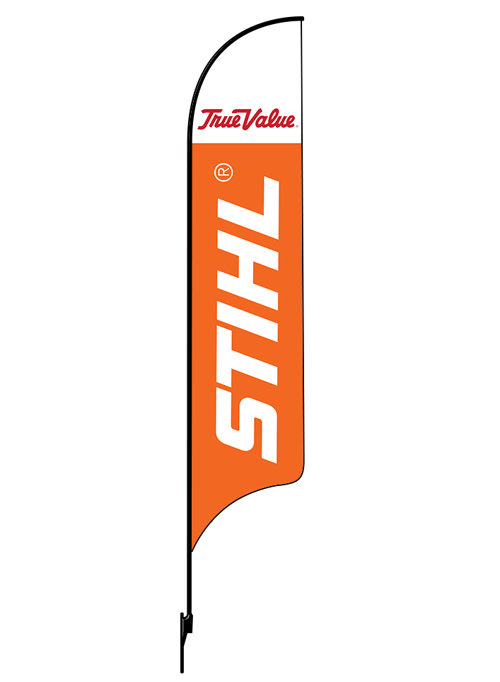 15ft True Value Logo Stihl Logo Feather Flag