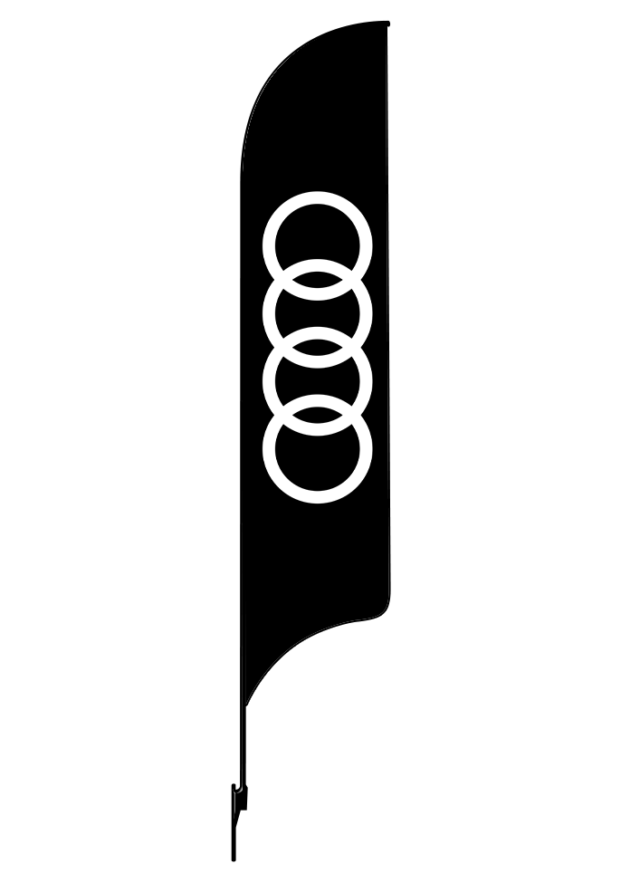 15ft Audi Logo 02 Feather Flag