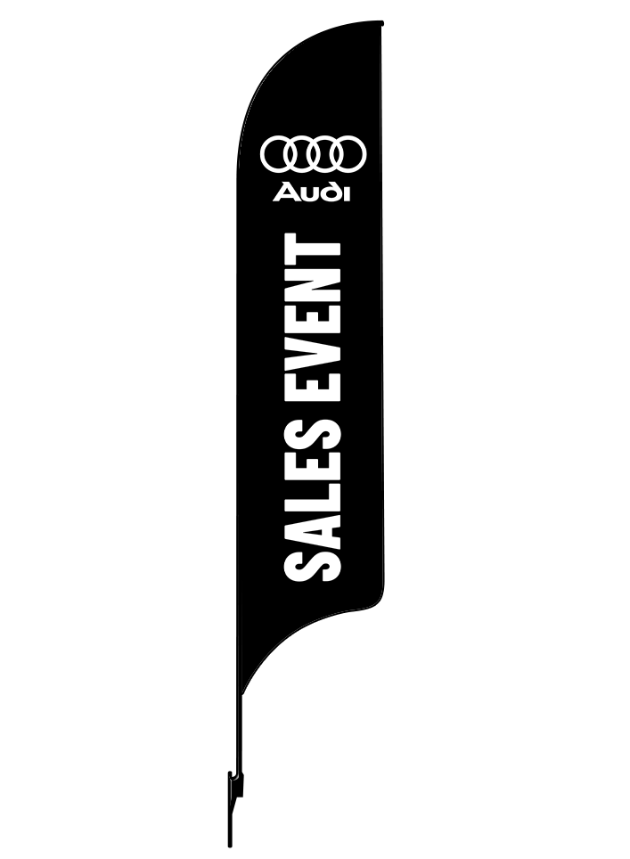 15ft Audi Logo Sales Event Feather Flag