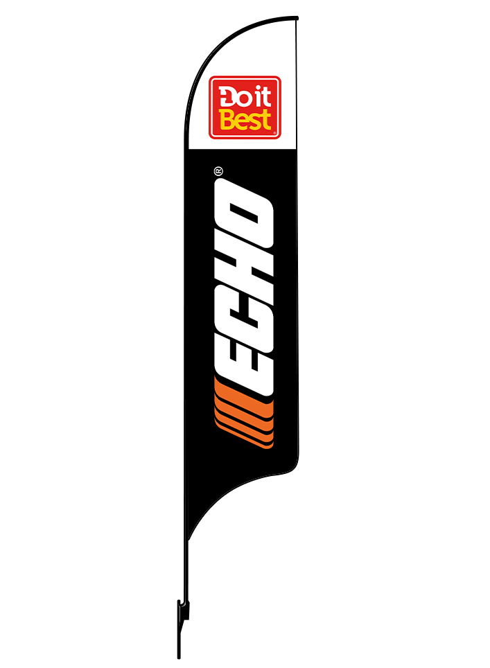 15ft Do It Best Hardware Logo Echo Logo Feather Flag