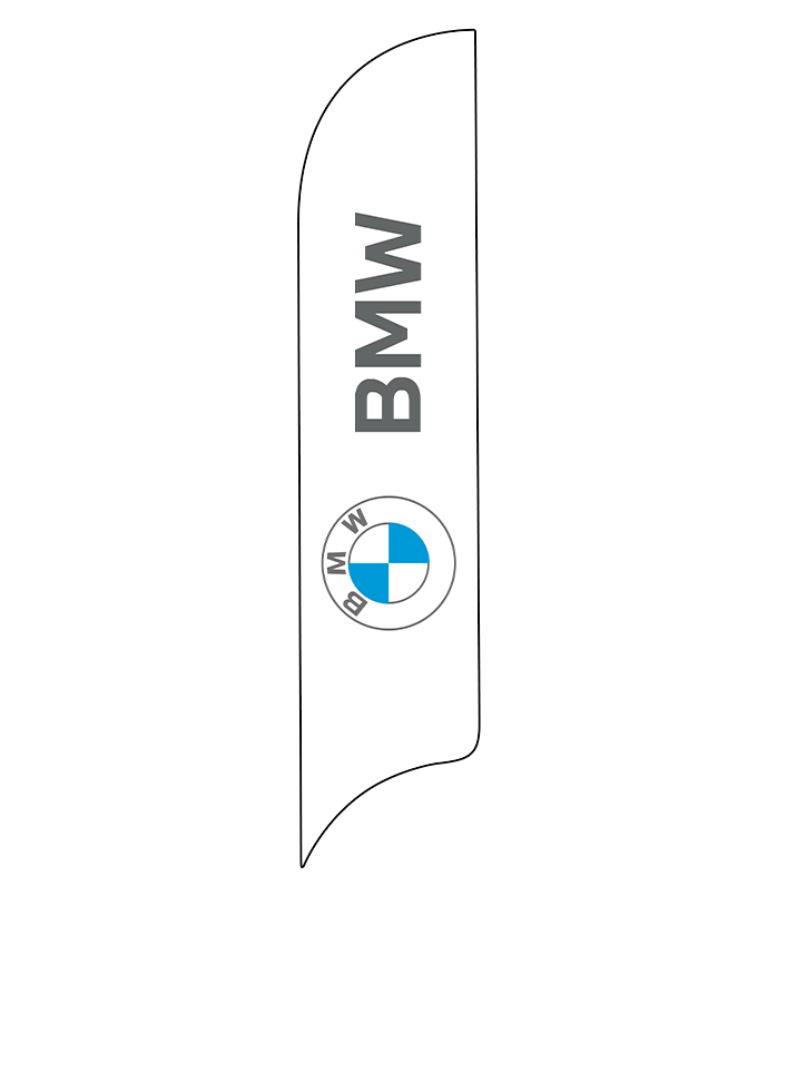 15ft BMW Logo 01 Feather Flag