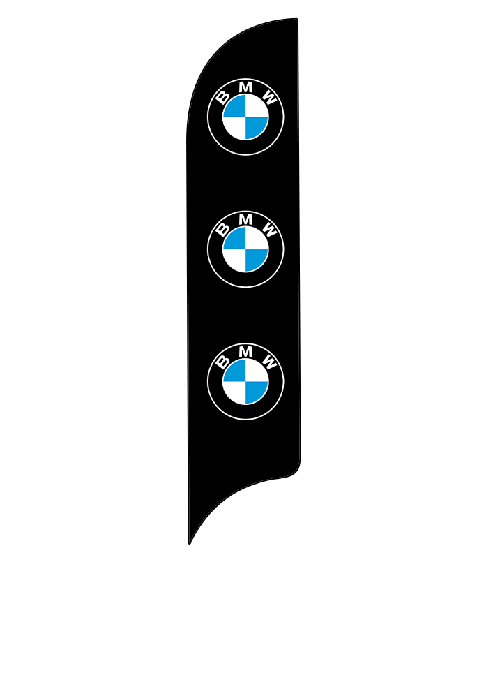 15ft BMW Logo 02 Feather Flag