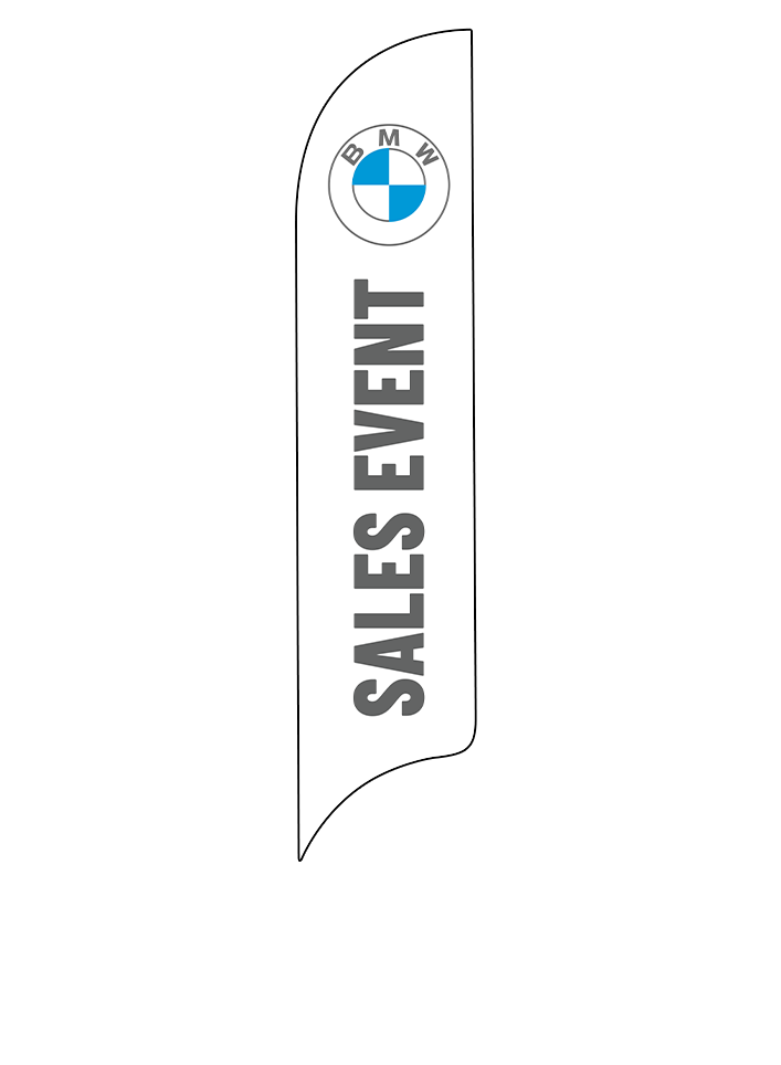 15ft BMW Logo Sales Event Feather Flag