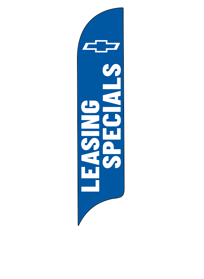 15ft Chevrolet Logo Leasing Specials Feather Flag
