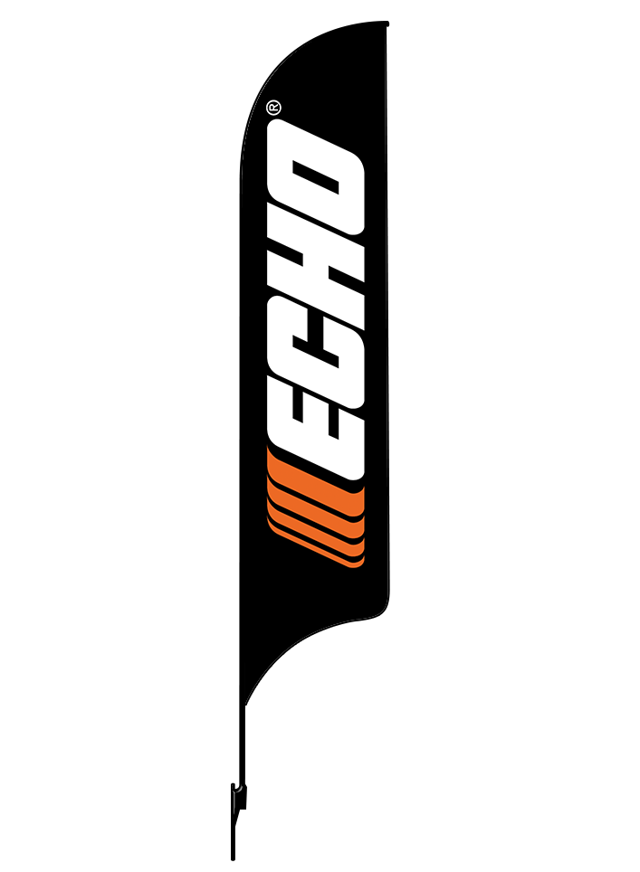 15ft Echo Logo Feather Flag