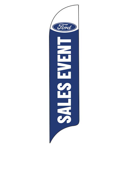 15ft Ford Logo Sales Event Feather Flag