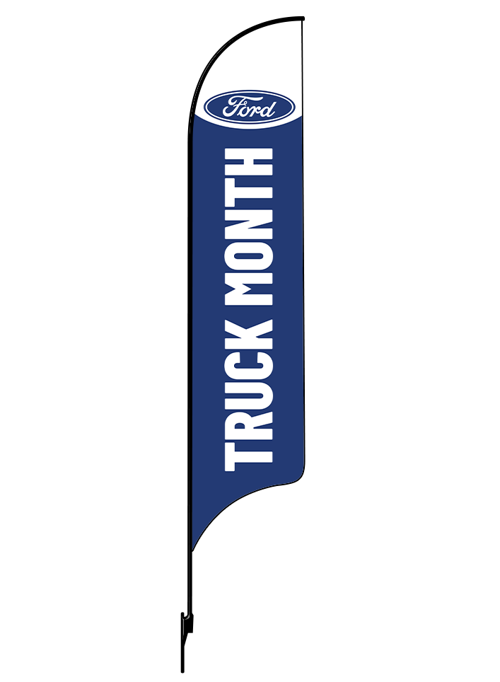 15ft Ford Logo Truck Month Feather Flag
