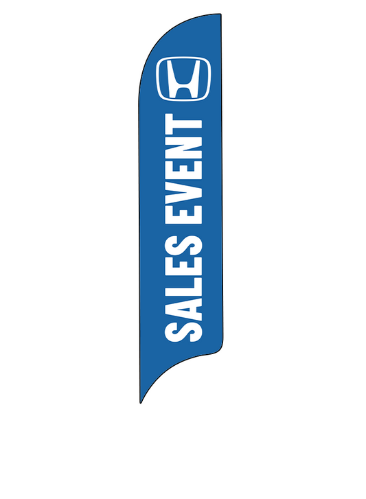 15ft Honda Logo Sales Event Feather Flag