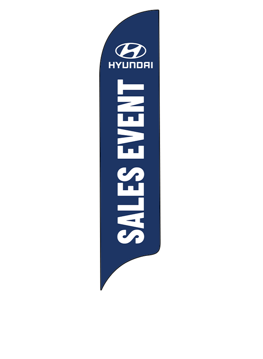 15ft Hyundai Logo Sales Event Feather Flag