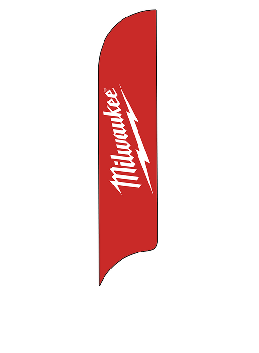 15ft Milwaukee Logo Feather Flag