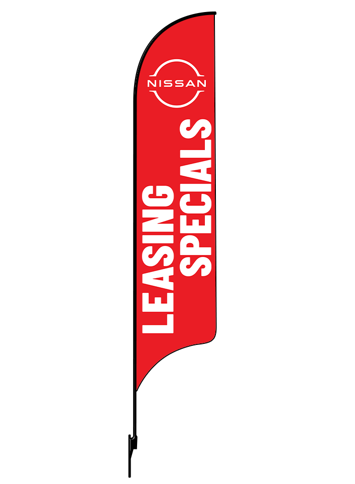 15ft Nissan Logo Leasing Specials Feather Flag