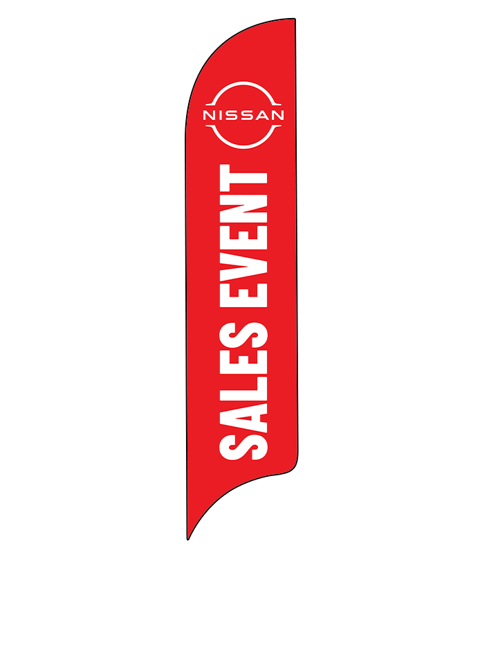 15ft Nissan Logo Sales Event Feather Flag