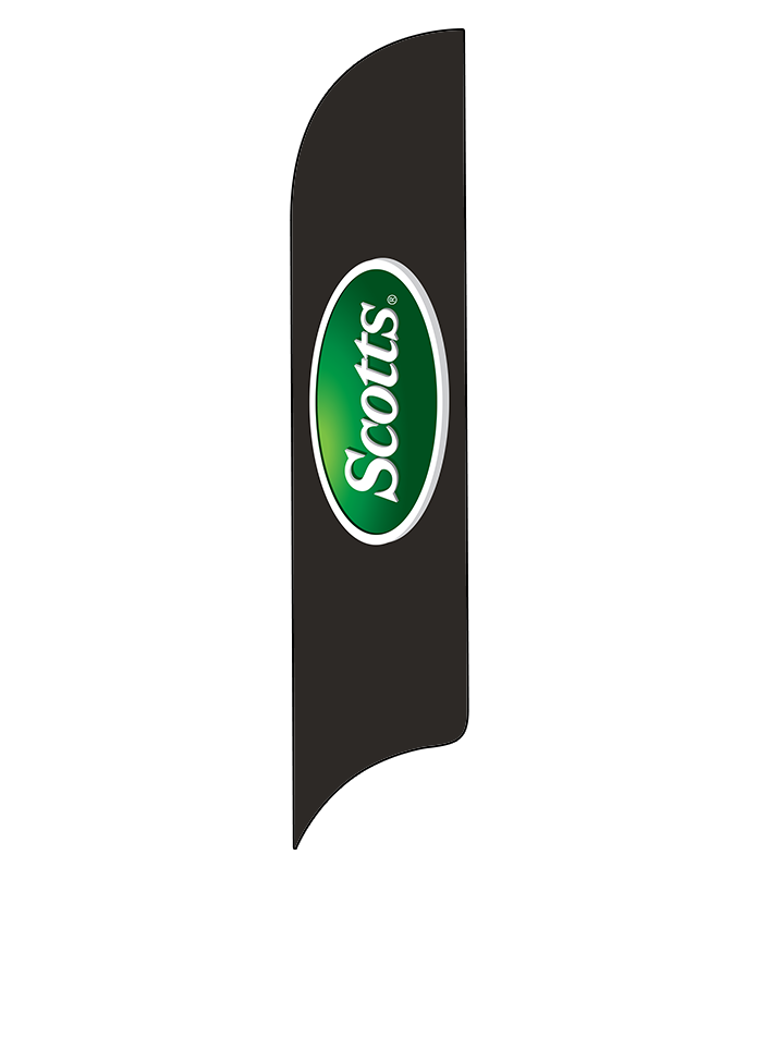 15ft Scotts Logo Feather Flag
