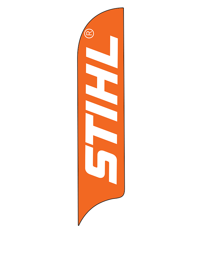 15ft Stihl Logo Feather Flag