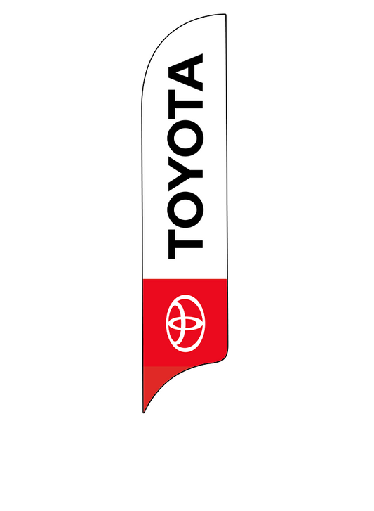 15ft Toyota Logo Feather Flag