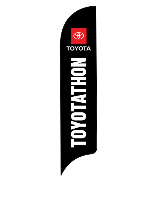 15ft Toyota Logo Toyotathon Feather Flag