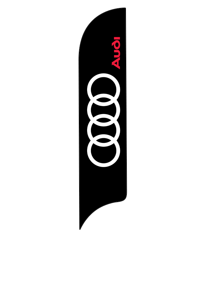 15ft Audi Logo 01 Feather Flag