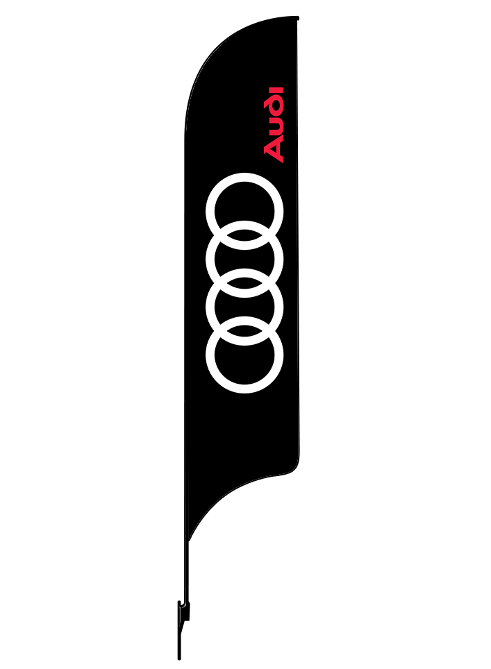 15ft Audi Logo 01 Feather Flag