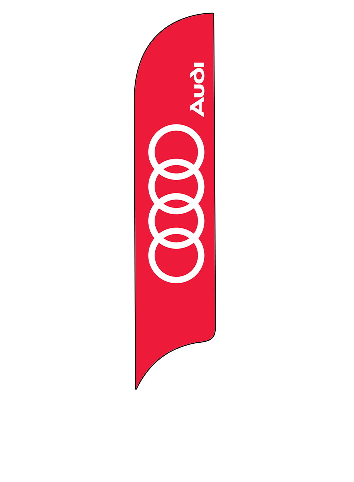 15ft Audi Logo 01 Feather Flag