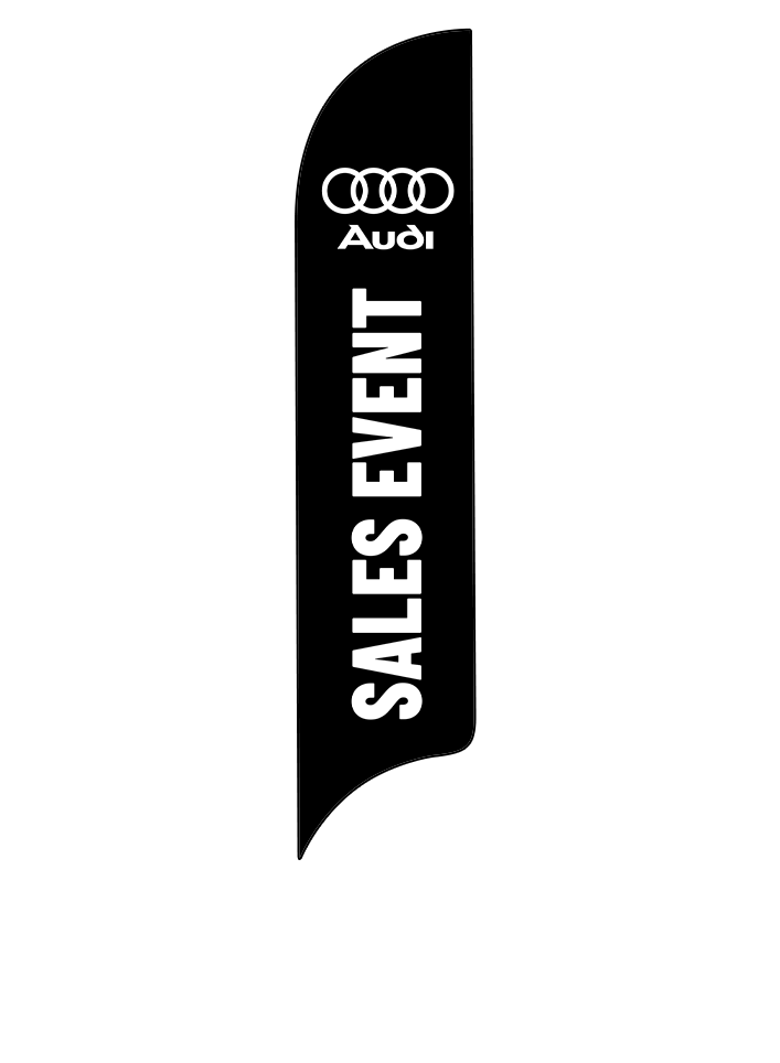 15ft Audi Logo Sales Event Feather Flag
