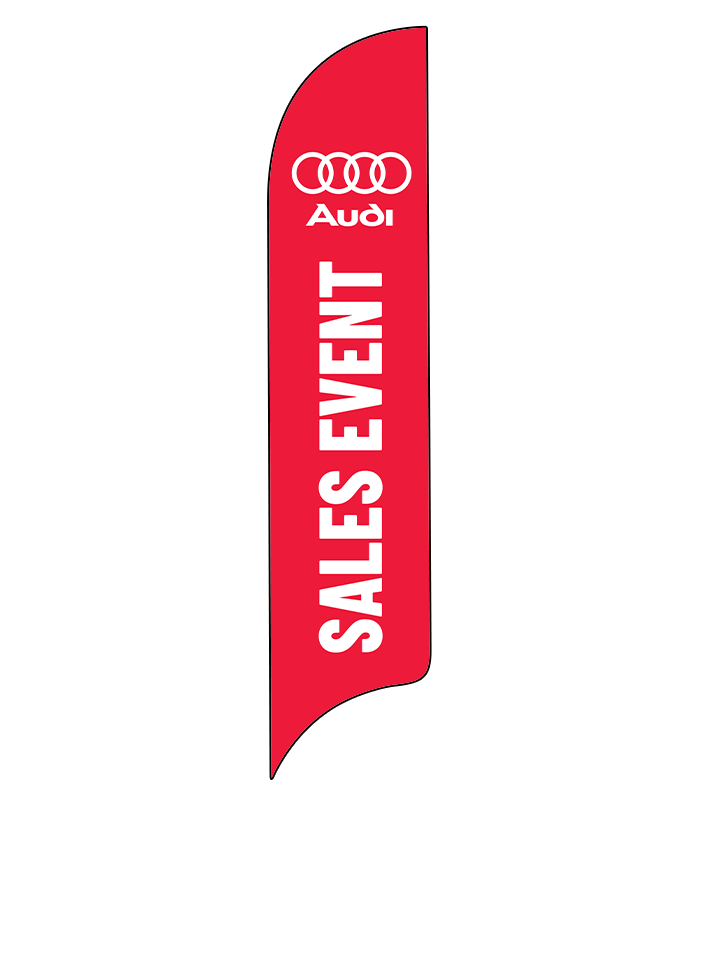 15ft Audi Logo Sales Event Feather Flag
