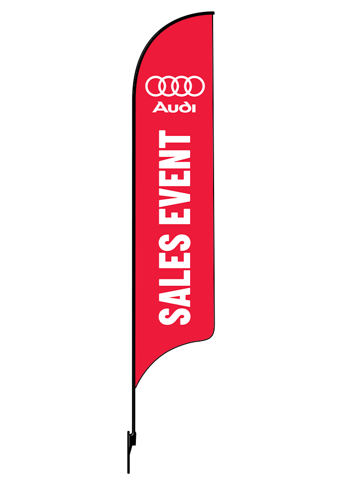 15ft Audi Logo Sales Event Feather Flag