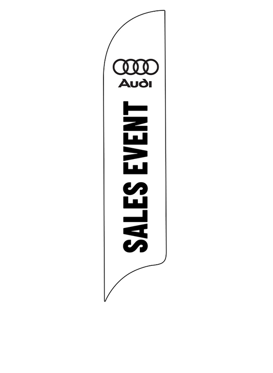 15ft Audi Logo Sales Event Feather Flag