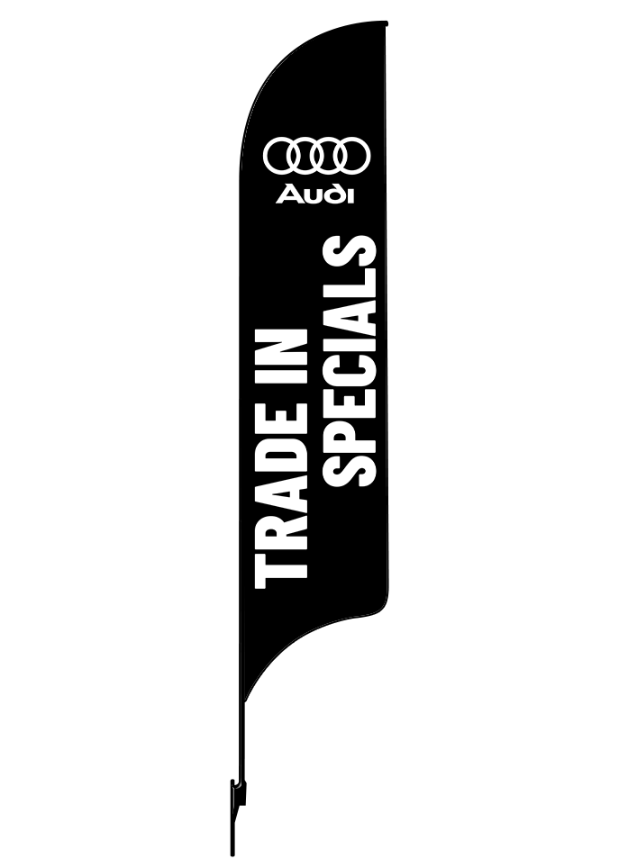 15ft Audi Logo Trade In Specials Feather Flag