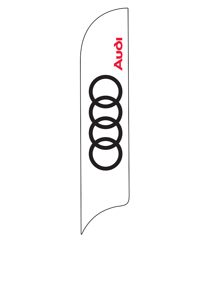 15ft Audi Logo 01 Feather Flag