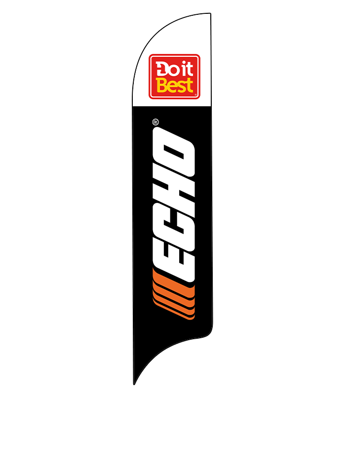 15ft Do It Best Hardware Logo Echo Logo Feather Flag
