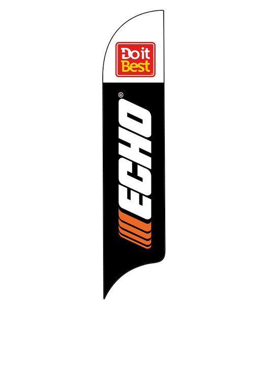 15ft Do It Best Hardware Logo Echo Logo Feather Flag