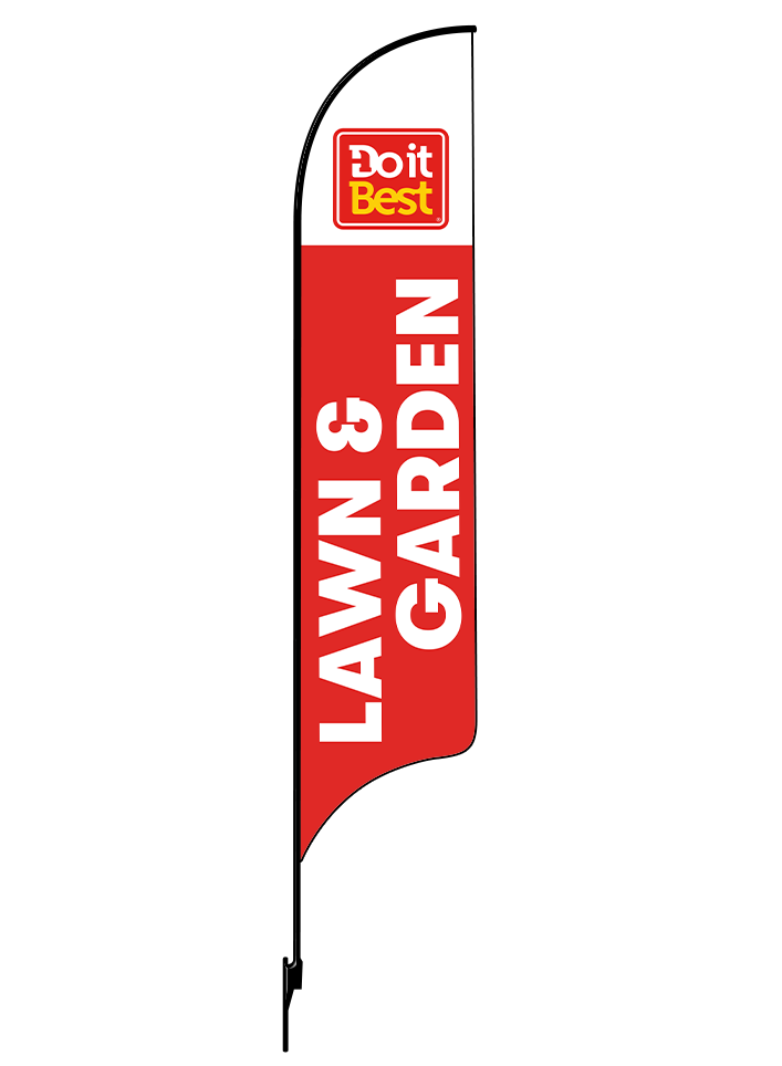 15ft Do It Best Hardware Logo Lawn & Garden Feather Flag