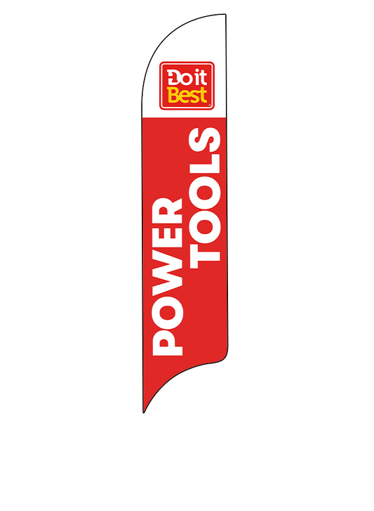 15ft Do It Best Hardware Logo Power Tools Feather Flag