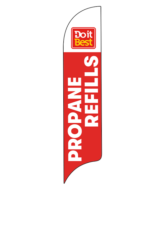 15ft Do It Best Hardware Logo Propane Refills Feather Flag