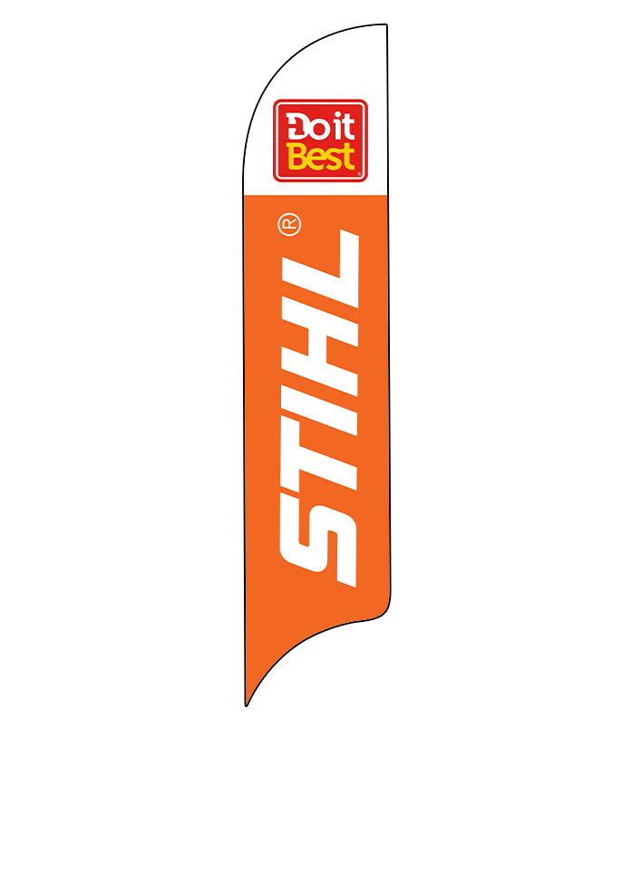 15ft Do It Best Hardware Logo Stihl Logo Feather Flag