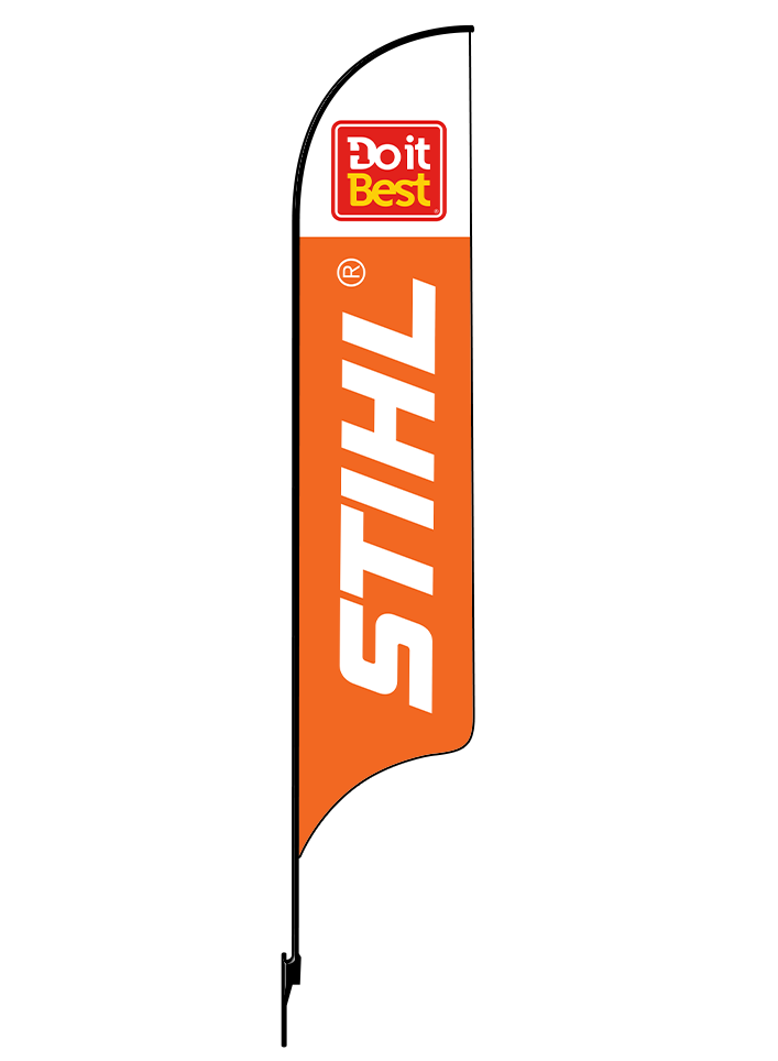15ft Do It Best Hardware Logo Stihl Logo Feather Flag