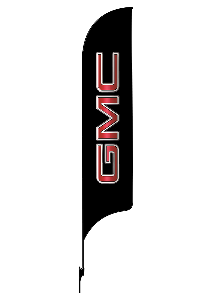 15ft GMC Logo Feather Flag