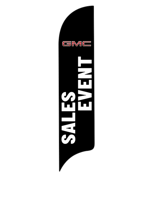 15ft GMC Logo Sales Event Feather Flag
