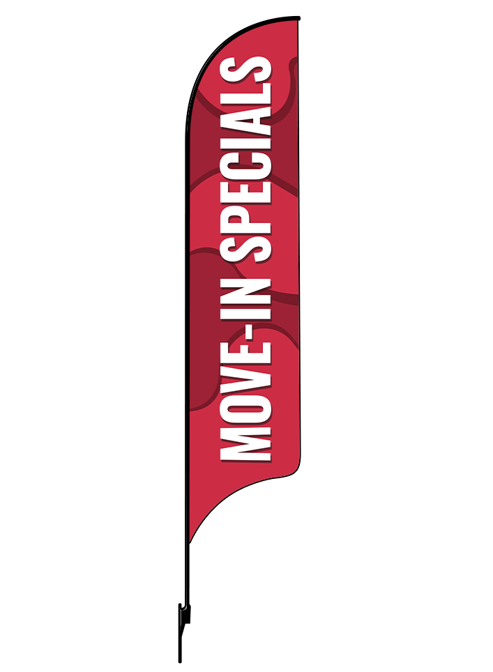 15ft Gen Move-In Specials Waves Feather Flag