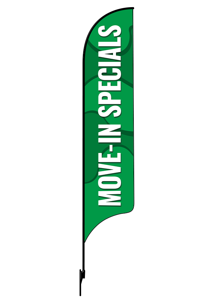 15ft Gen Move-In Specials Waves Feather Flag