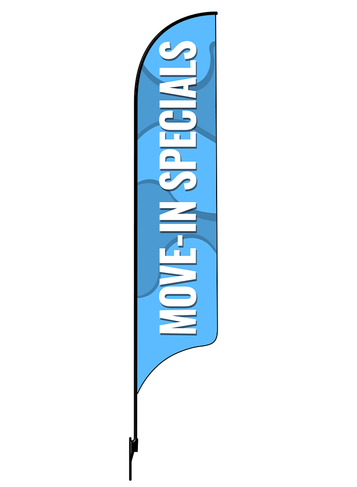 15ft Gen Move-In Specials Waves Feather Flag