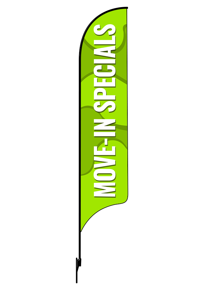 15ft Gen Move-In Specials Waves Feather Flag