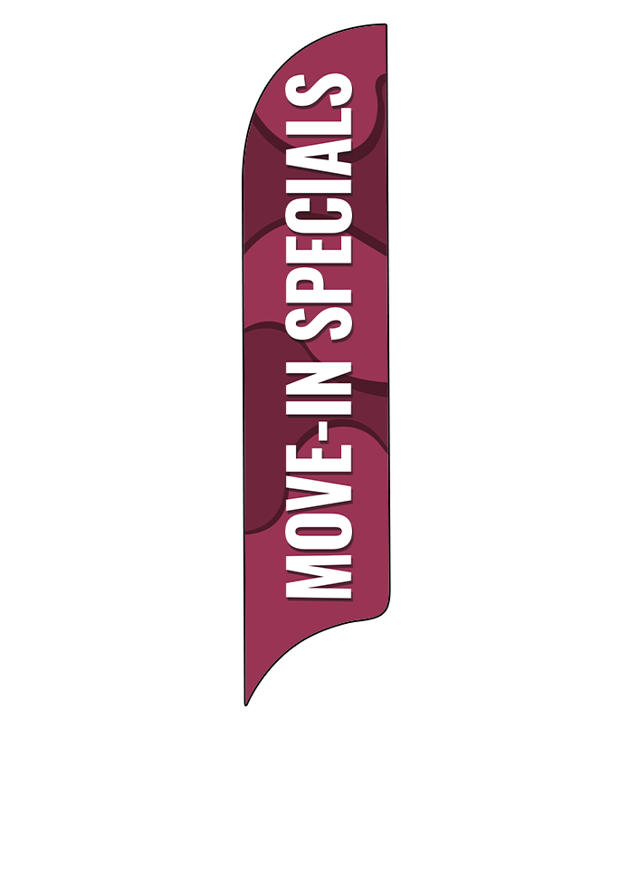 15ft Gen Move-In Specials Waves Feather Flag
