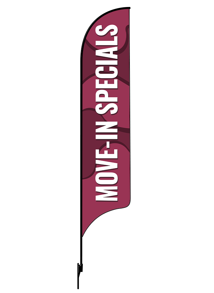 15ft Gen Move-In Specials Waves Feather Flag