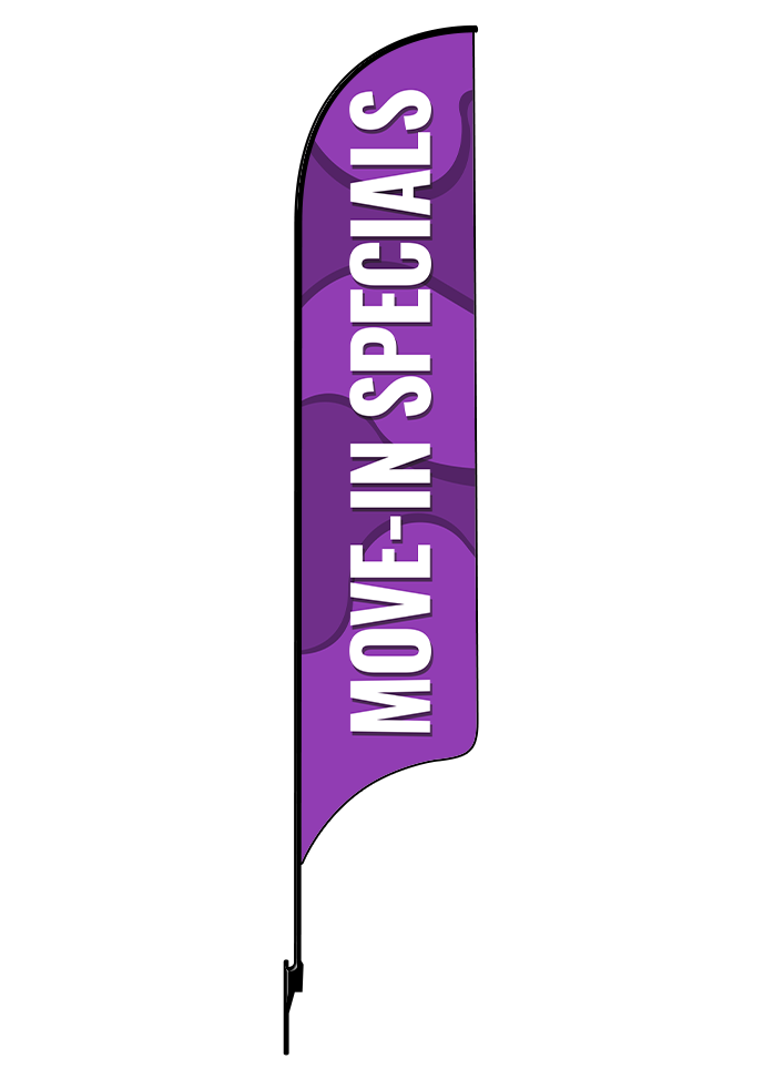 15ft Gen Move-In Specials Waves Feather Flag