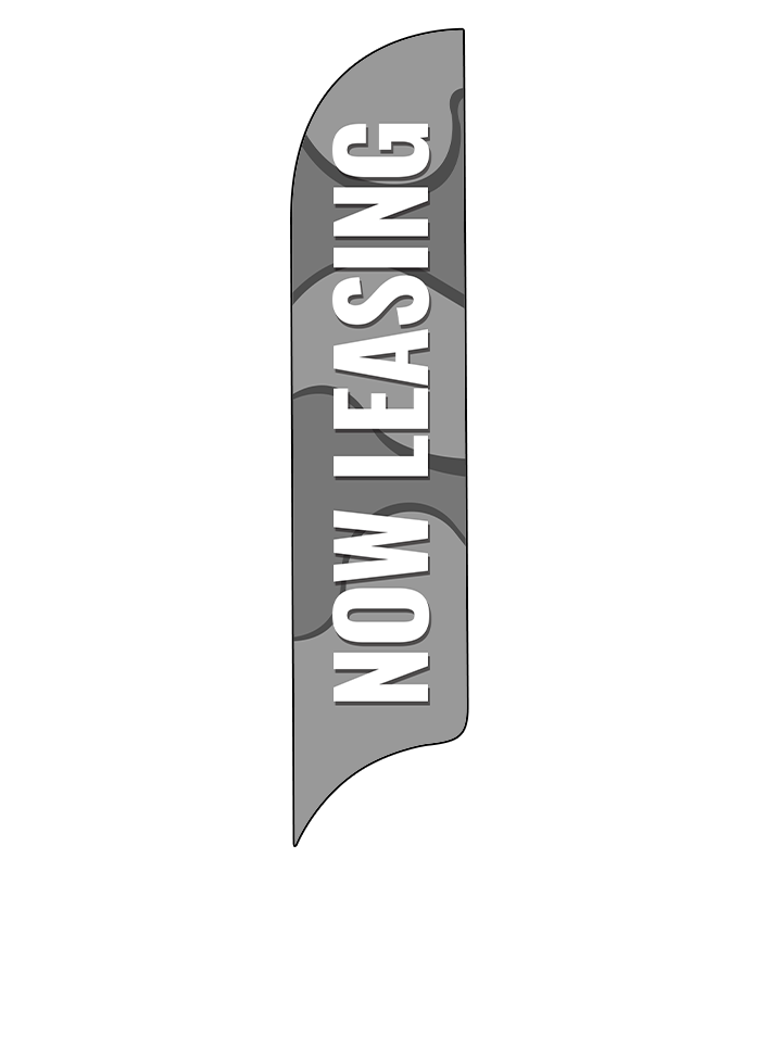 15ft Gen Now Leasing Waves Feather Flag